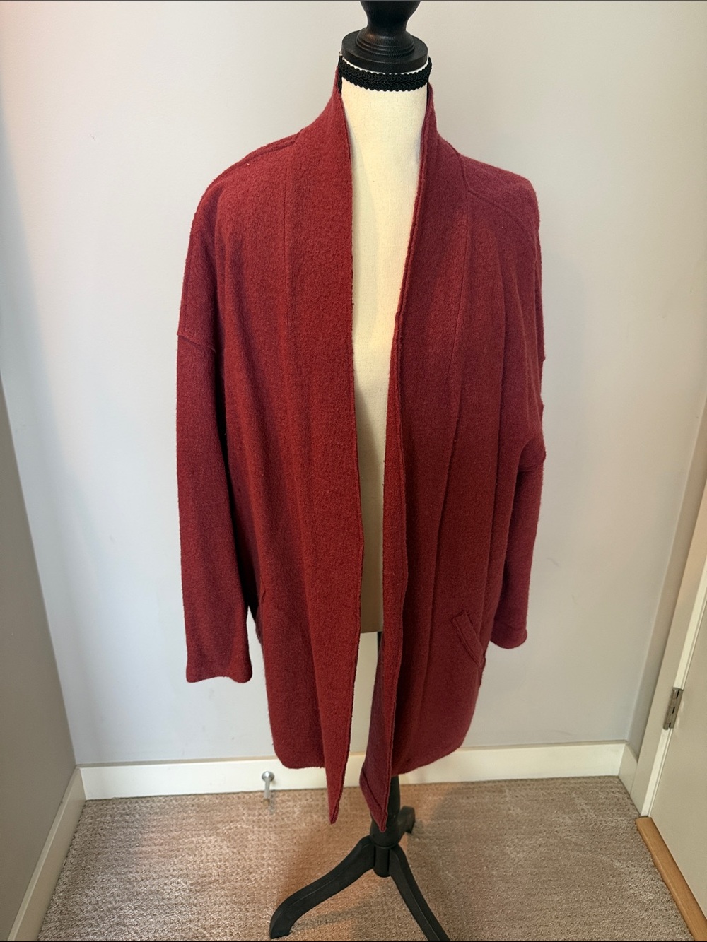 Eileen Fisher Open-Front Cardigan - Mauve